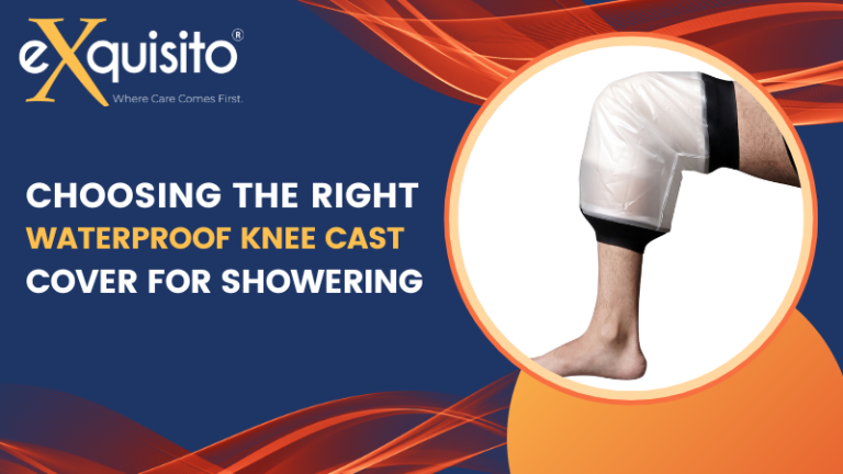 Waterproof Knee Cast Cover for Shower